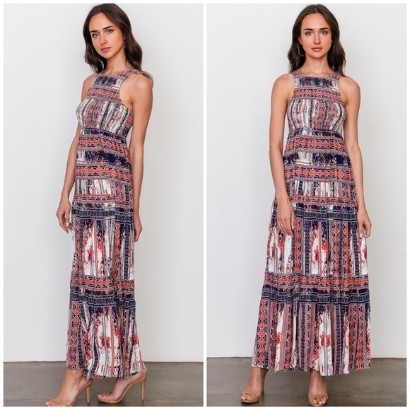 LAST ONE‼re:named Bloomingdale's Boho Maxi Dress - Picture 2 of 6